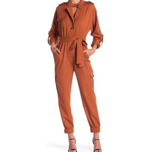 Stylish Cognac Jumpsuit